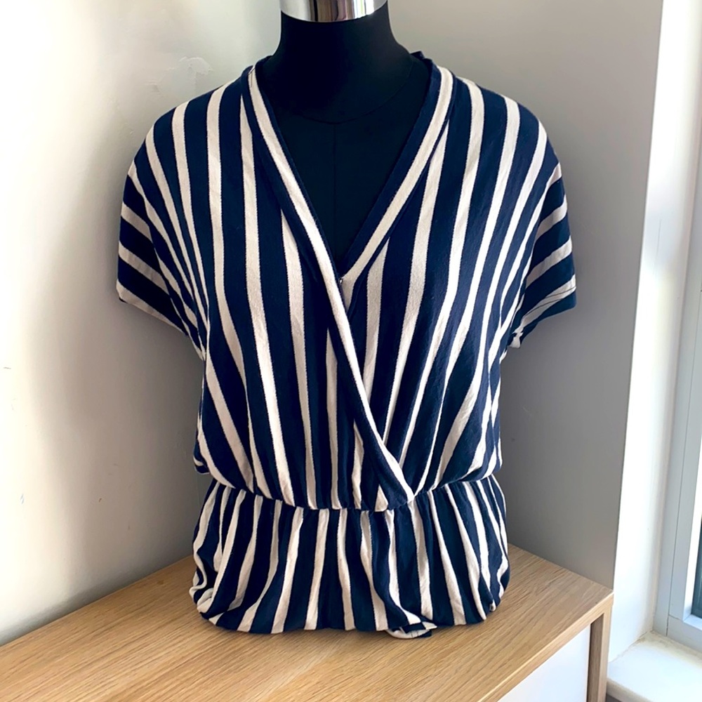 Stripe Jump Suit